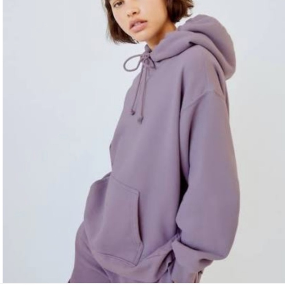 Aritzia TNA cozy fleece boyfriend hoodie